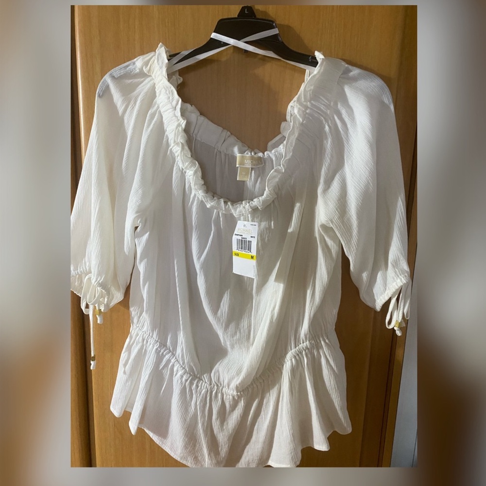 White blouse Michael Kors new with tags